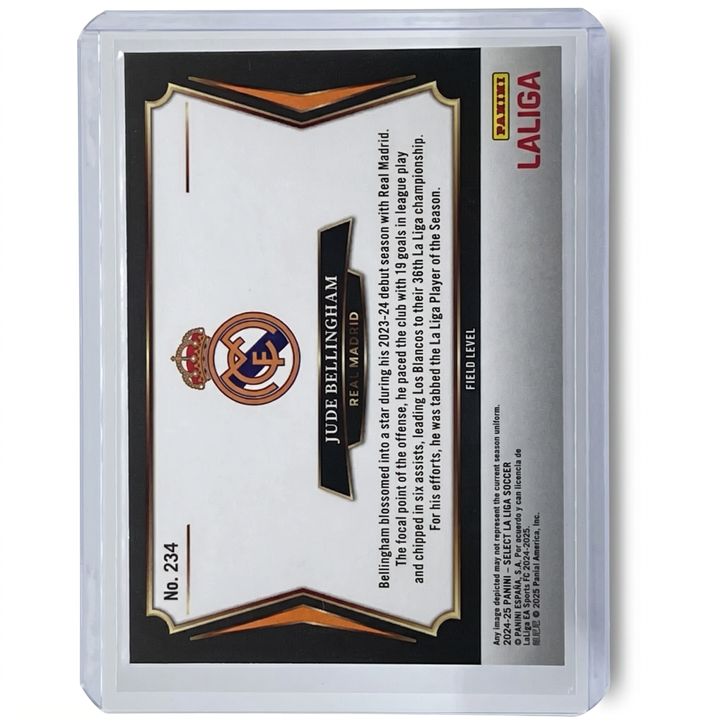 2024-25 Panini Select La Liga Jude Bellingham #234 Field Level Real Madrid