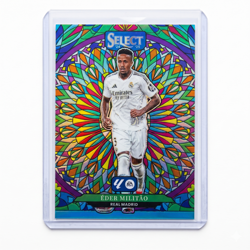 2024-25 Panini Select La Liga Stained Glass Eder Militao #16 Case Hit SSP