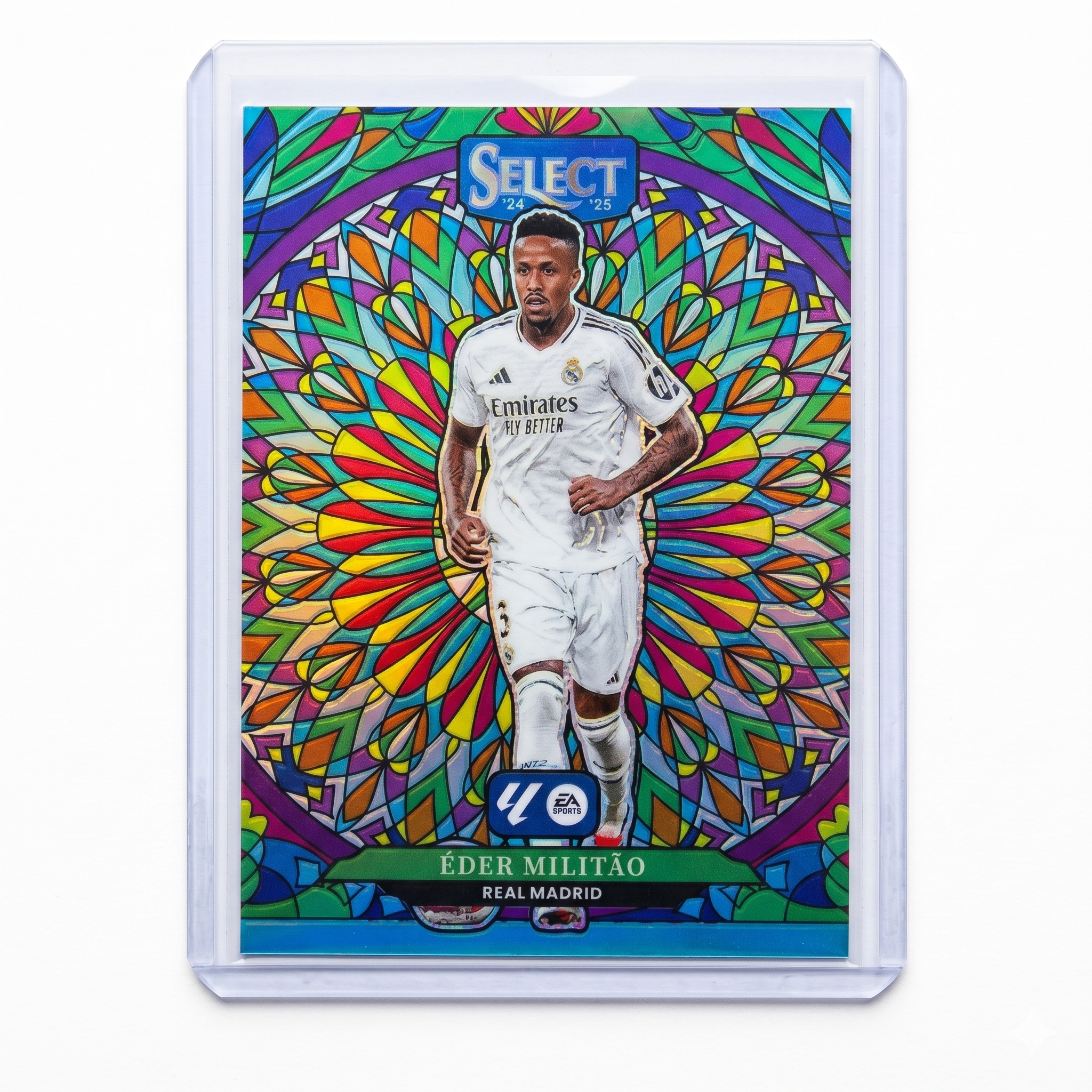 2024-25 Panini Select La Liga Stained Glass Eder Militao #16 Case Hit SSP