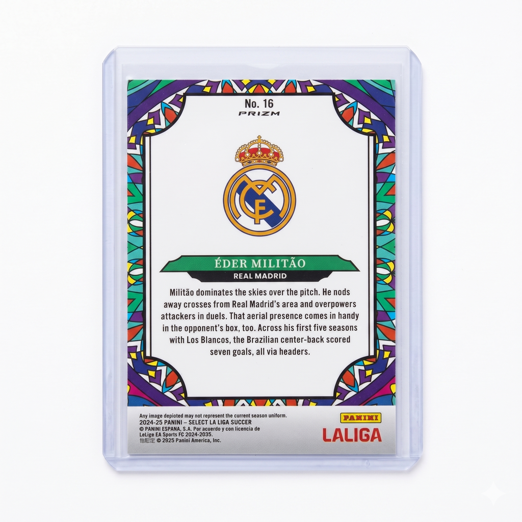 2024-25 Panini Select La Liga Stained Glass Eder Militao #16 Case Hit SSP