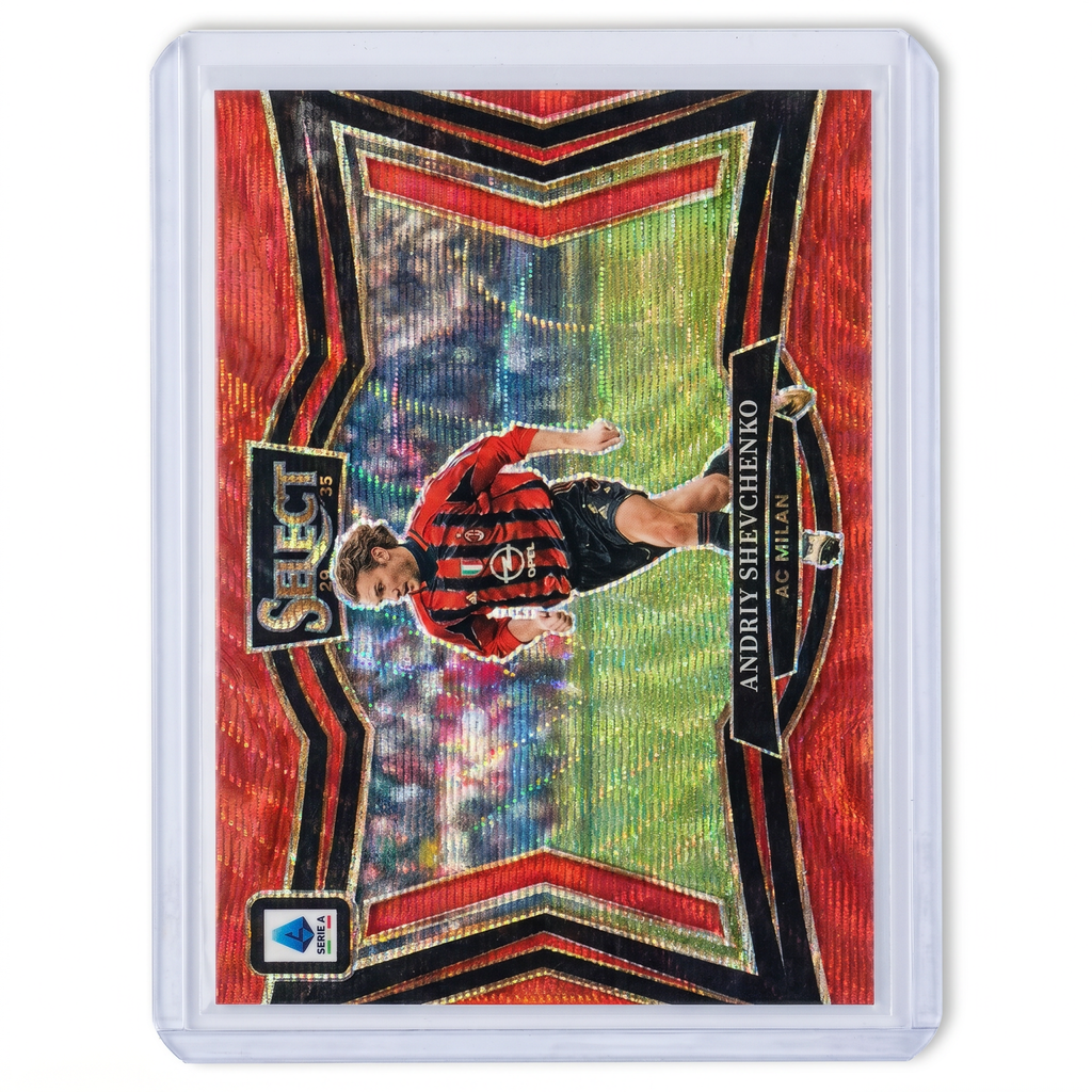 2024-25 Panini Select Serie A ANDRIY SHEVCHENKO Field Red Wave 19/38 SSP