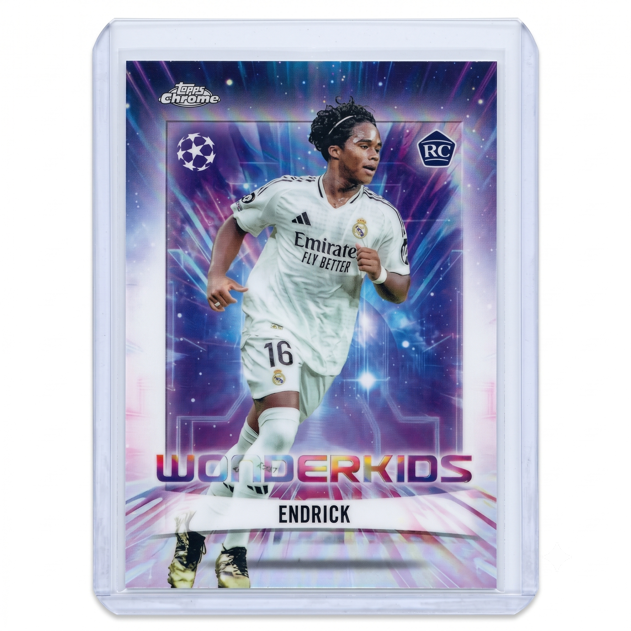 2024-25 Topps Chrome UEFA Endrick RC Wonderkids #WK-2