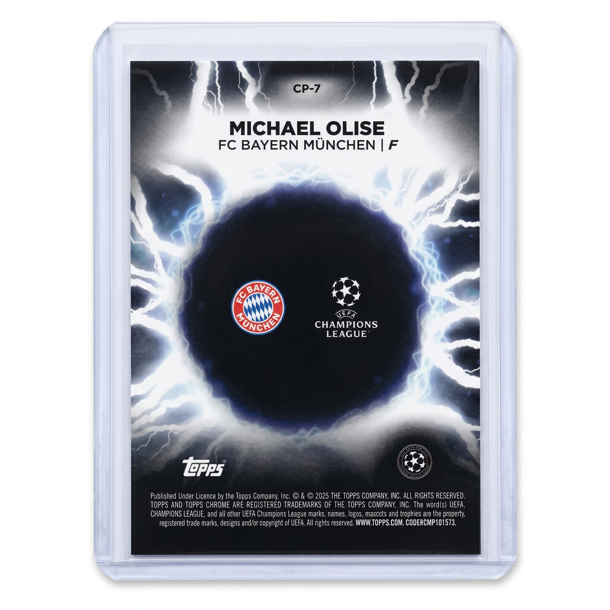 2024-25 Topps Chrome UEFA Michael Olise Circle of Power #CP-7