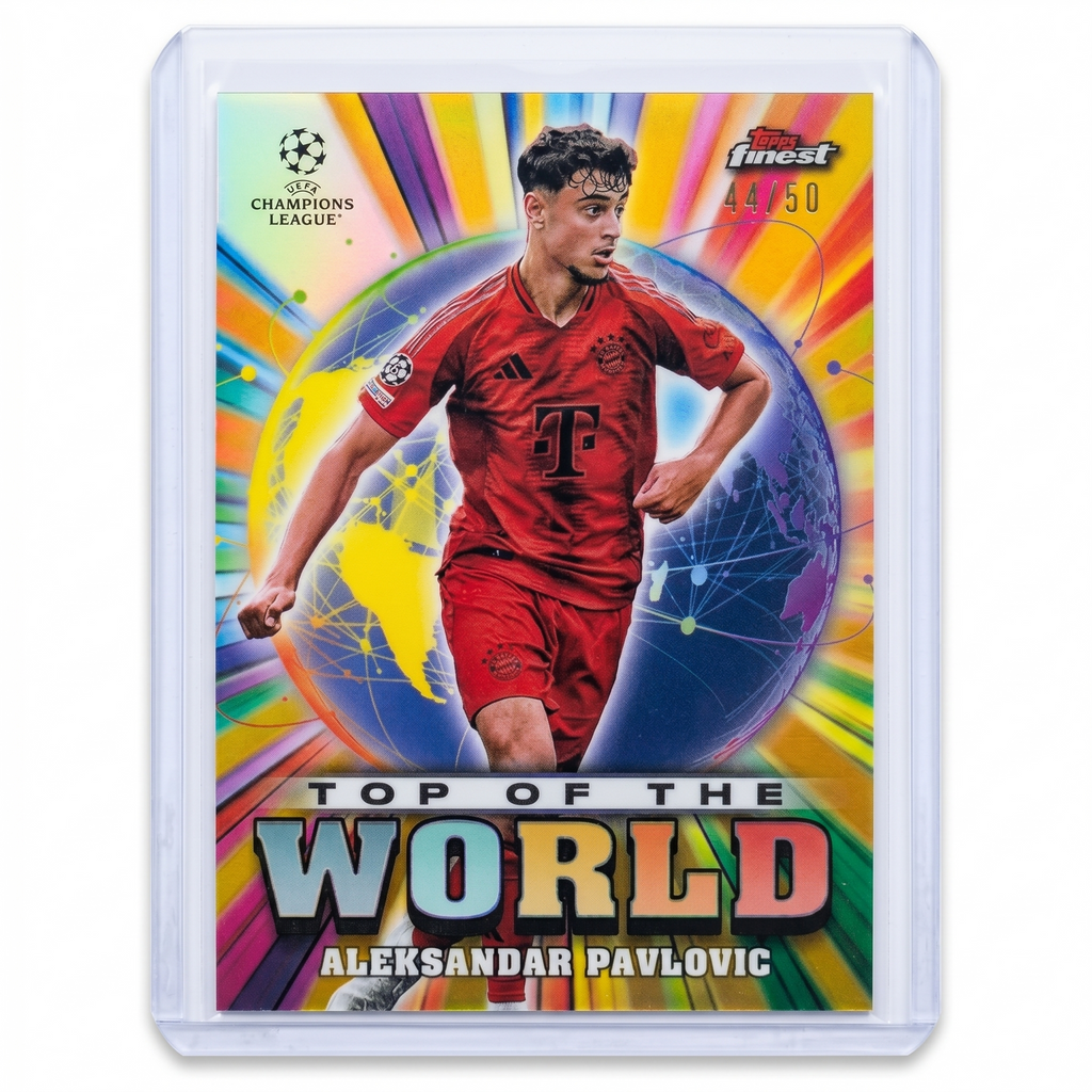 2024-25 Topps Finest Top of the World Gold ALEKSANDAR PAVLOVIC 44/50 #TW-14