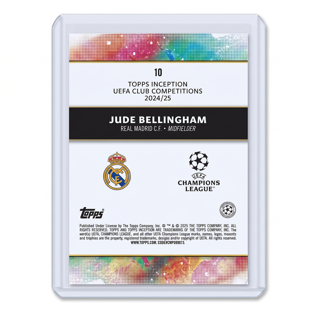2024-25 Topps Inception UCC First XI Jude Bellingham Base #10