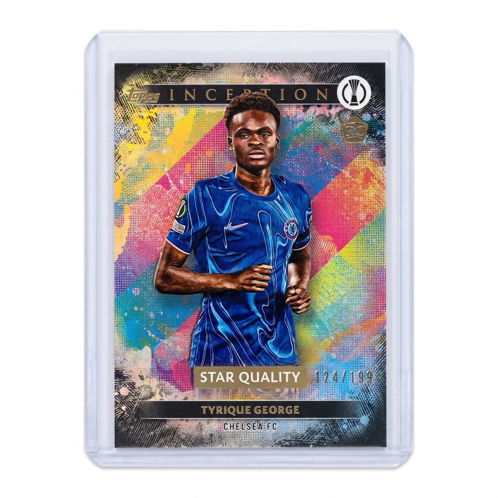 2024-25 Topps Inception UEFA - Tyrique George RC BLACK 124/199 Chelsea