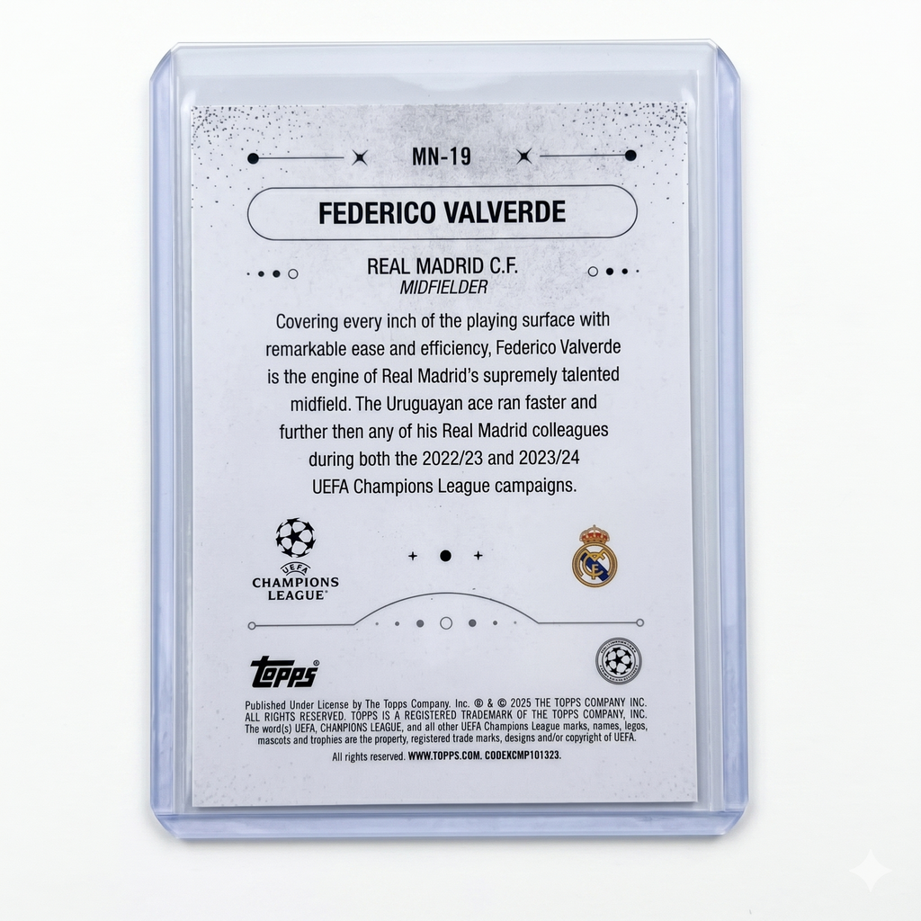 2024-25 Topps Merlin Mystic Nights Federico Valverde #MN-19