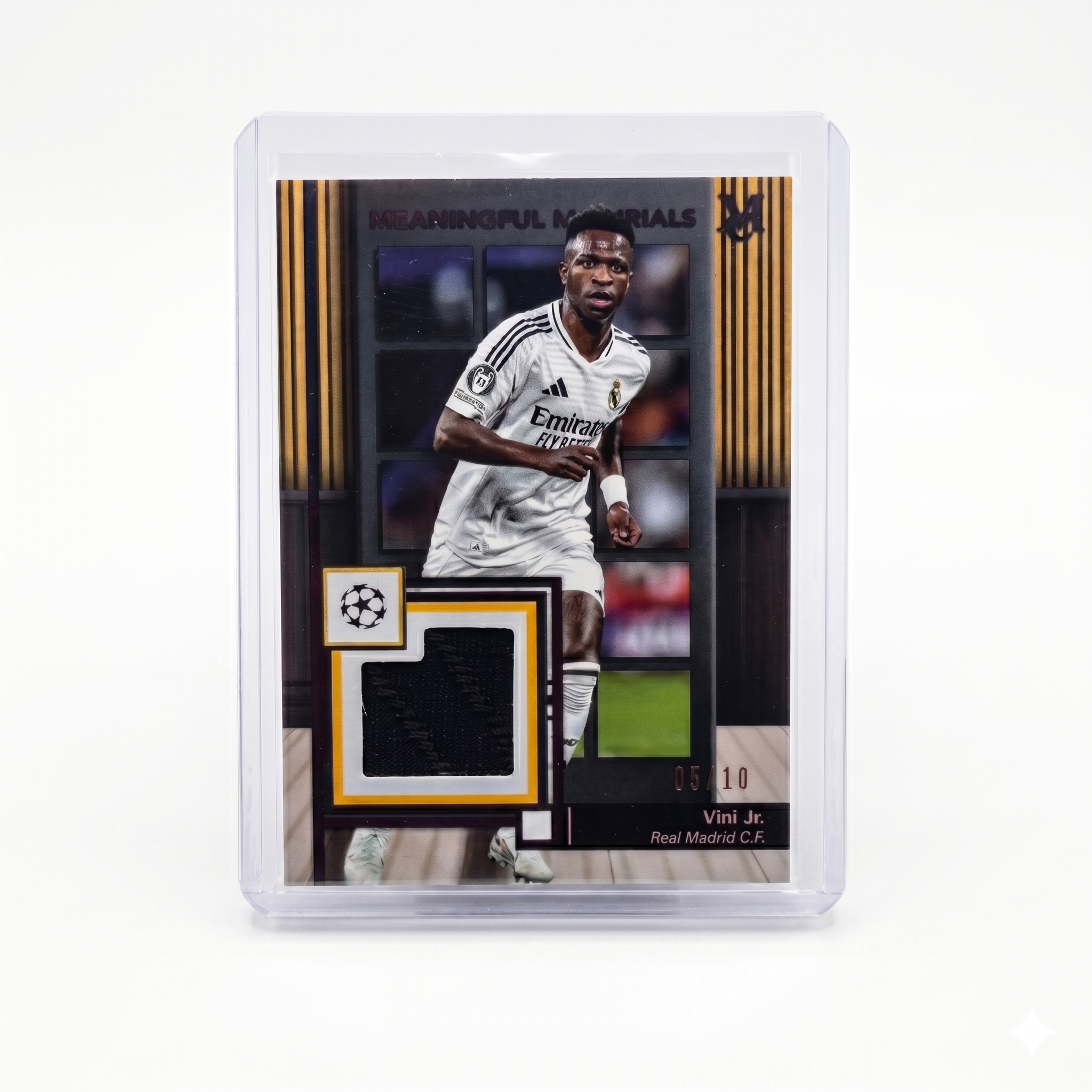 2024-25 Topps Museum Collection Vinícius Jr Meaningful Materials Black 5/10 MMSR-VJ