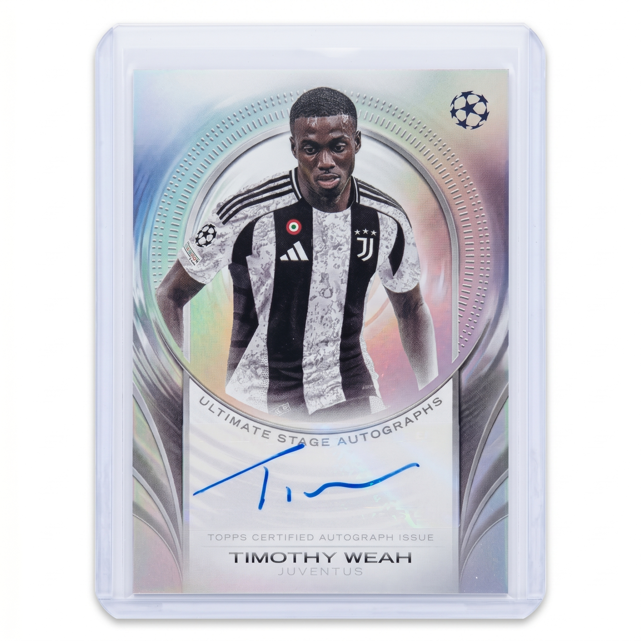 2024-25 Topps UEFA Club Competitions TIMOTHY WEAH Ultimate Stage Auto #USA-TW