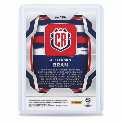2024 Panini Prizm Copa America Alejandro Bran RC #184