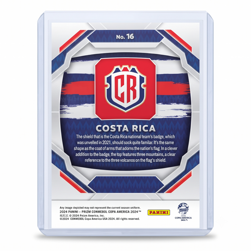 2024 Panini Prizm Copa America Costa Rica Badge #16