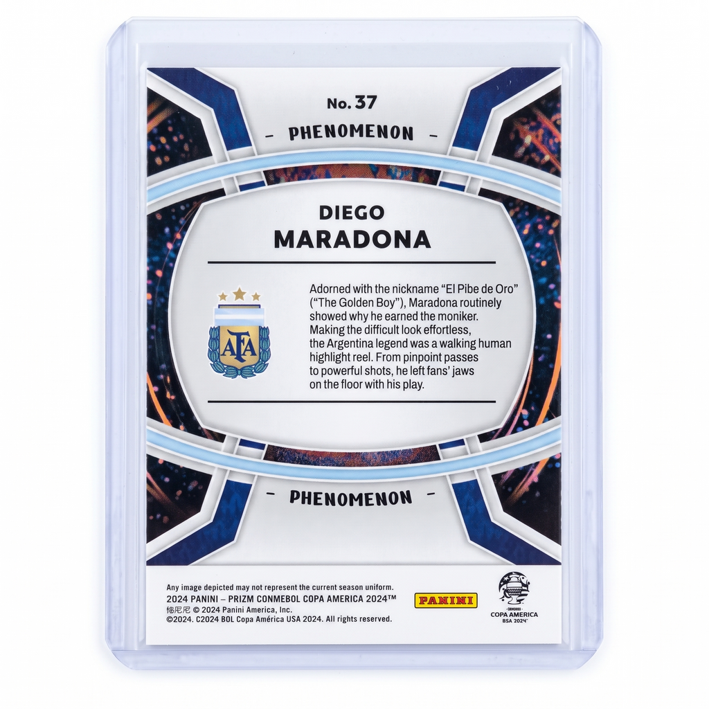2024 Panini Prizm Copa America Diego Maradona Phenomenon #37