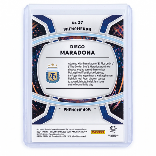 2024 Panini Prizm Copa America Diego Maradona Phenomenon #37