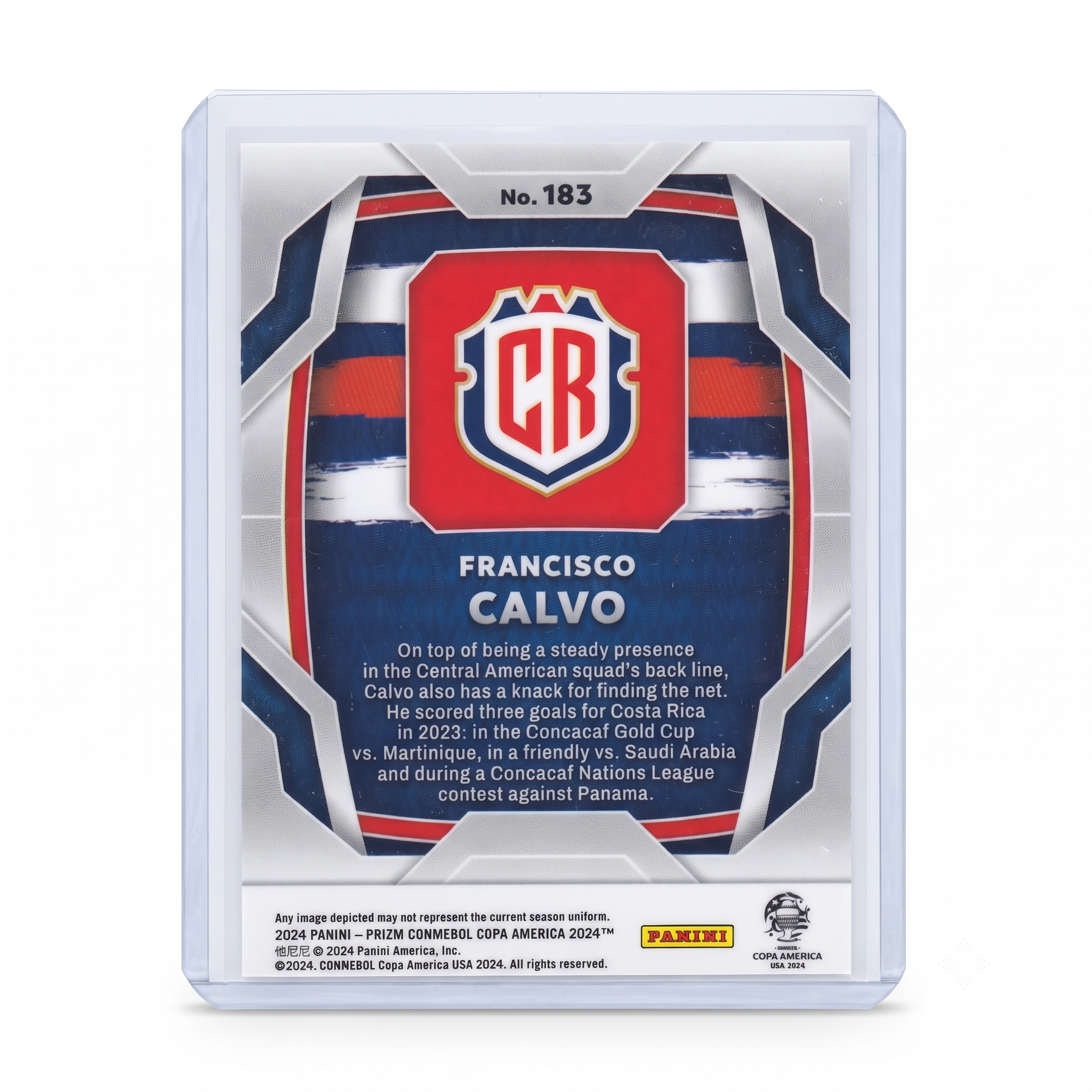 2024 Panini Prizm Copa America Francisco Calvo #183