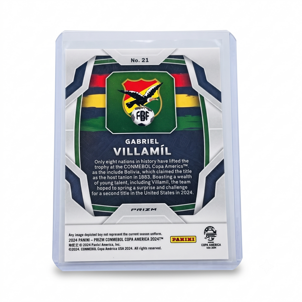 2024 Panini Prizm Copa America Gabriel Villamil Tiger Stripes #21 SSP