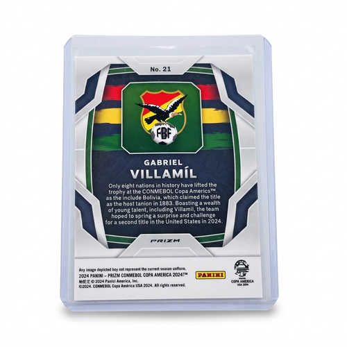 2024 Panini Prizm Copa America Gabriel Villamil Tiger Stripes #21 SSP