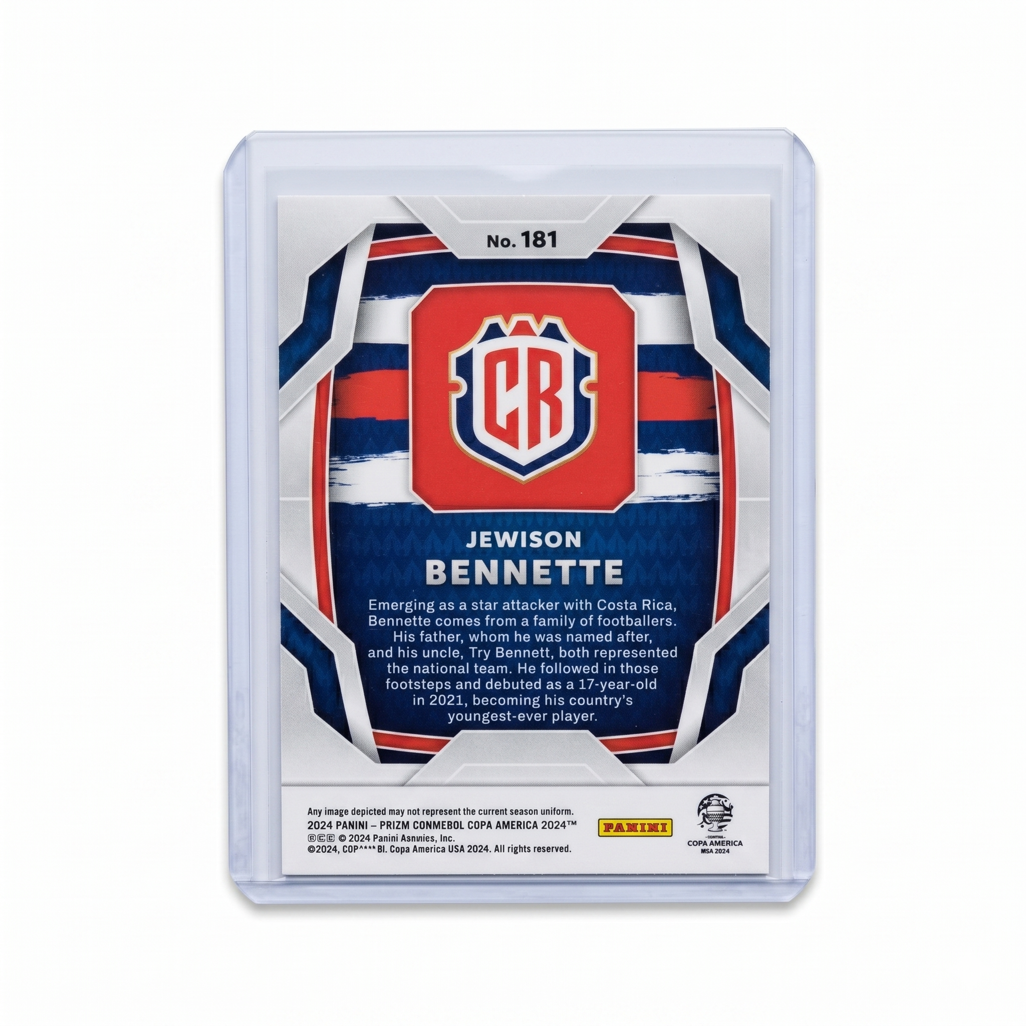 2024 Panini Prizm Copa America Jewison Bennette #181