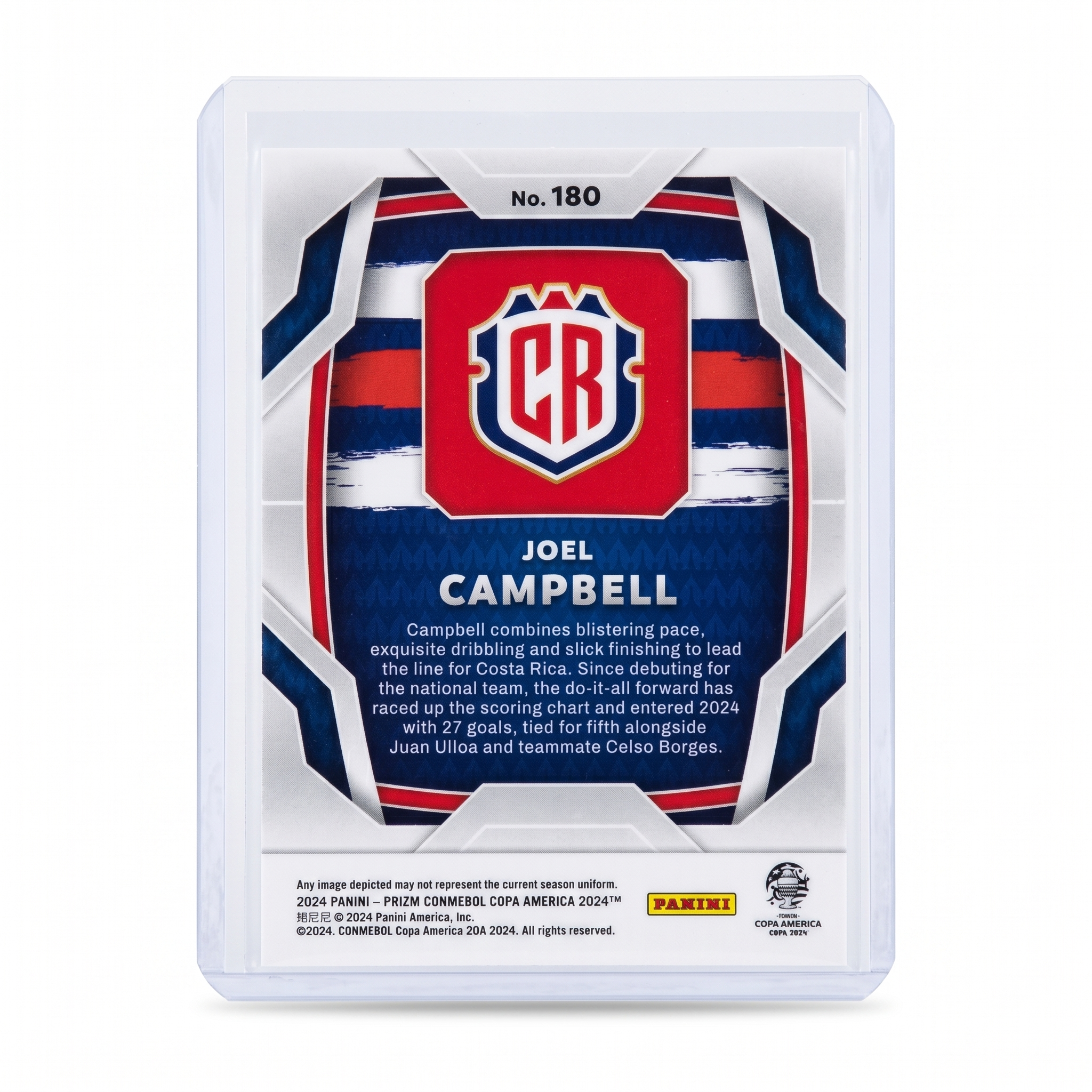 2024 Panini Prizm Copa America Joel Campbell #180