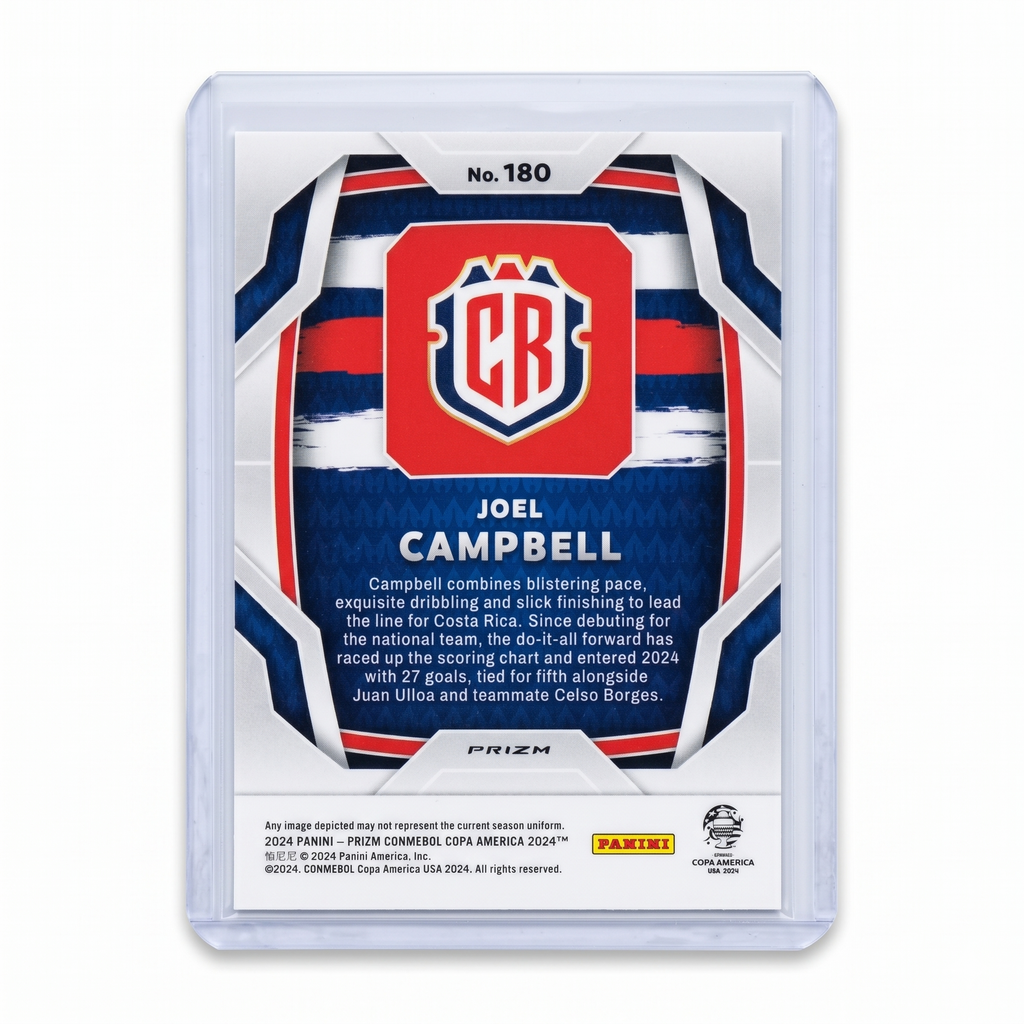 2024 Panini Prizm Copa America Joel Campbell Green Wave Prizm #180