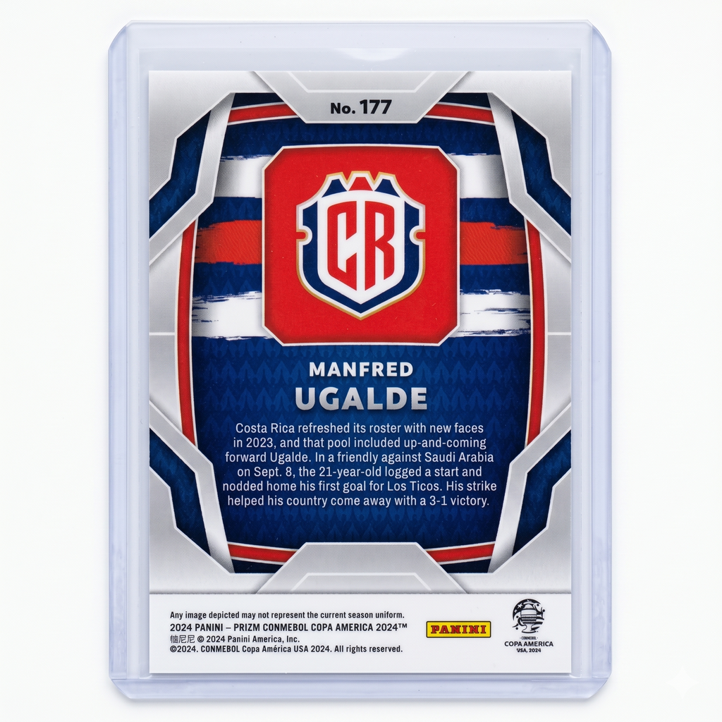 2024 Panini Prizm Copa America Manfred Ugalde RC #177