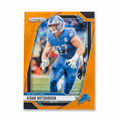 2024 Panini Prizm Football Aidan Hutchinson Orange Lazer Prizm #97