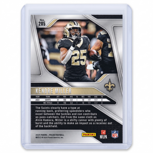 2024 Panini Prizm Football Kendre Miller #205