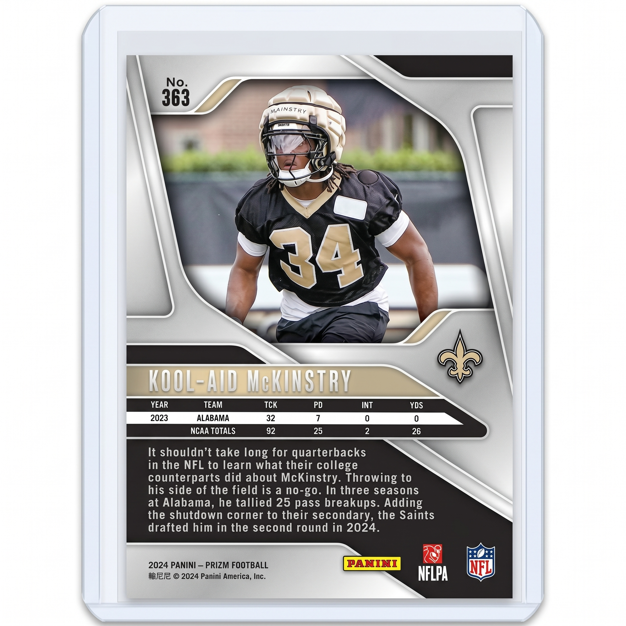 2024 Panini Prizm Football Kool-Aid McKinstry RC #363