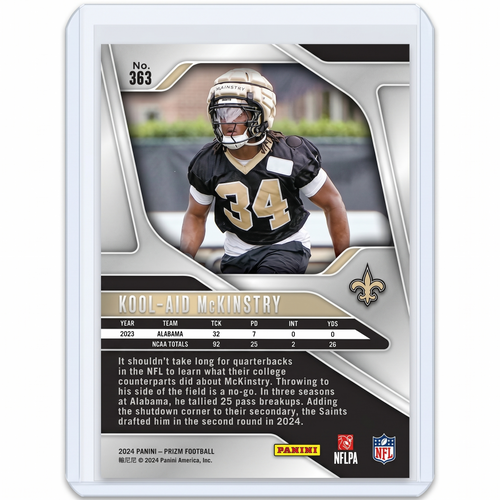 2024 Panini Prizm Football Kool-Aid McKinstry RC #363