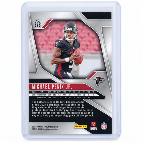 2024 Panini Prizm Football Michael Penix Jr. RC #378