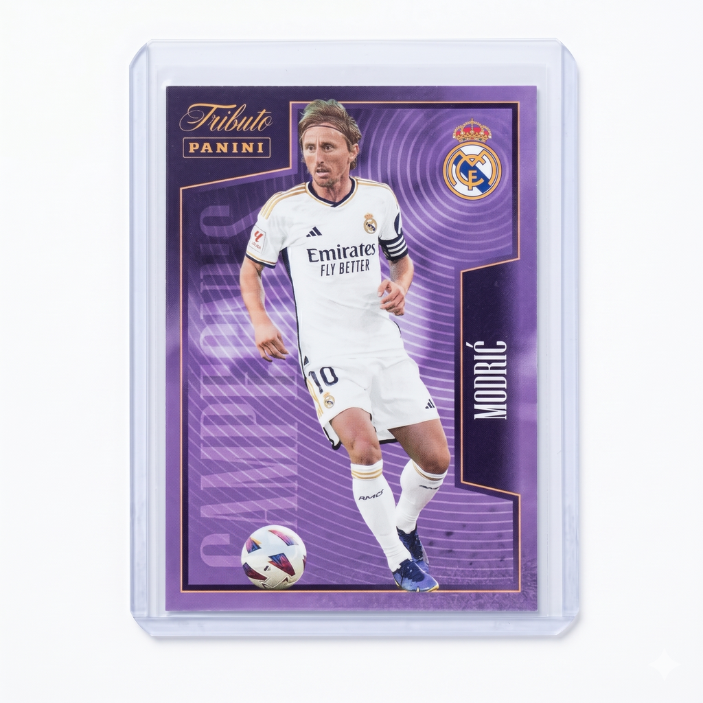 2024 Panini THREE TIME CHAMPIONS REAL MADRID Luka Modric El Mozart Croata #14