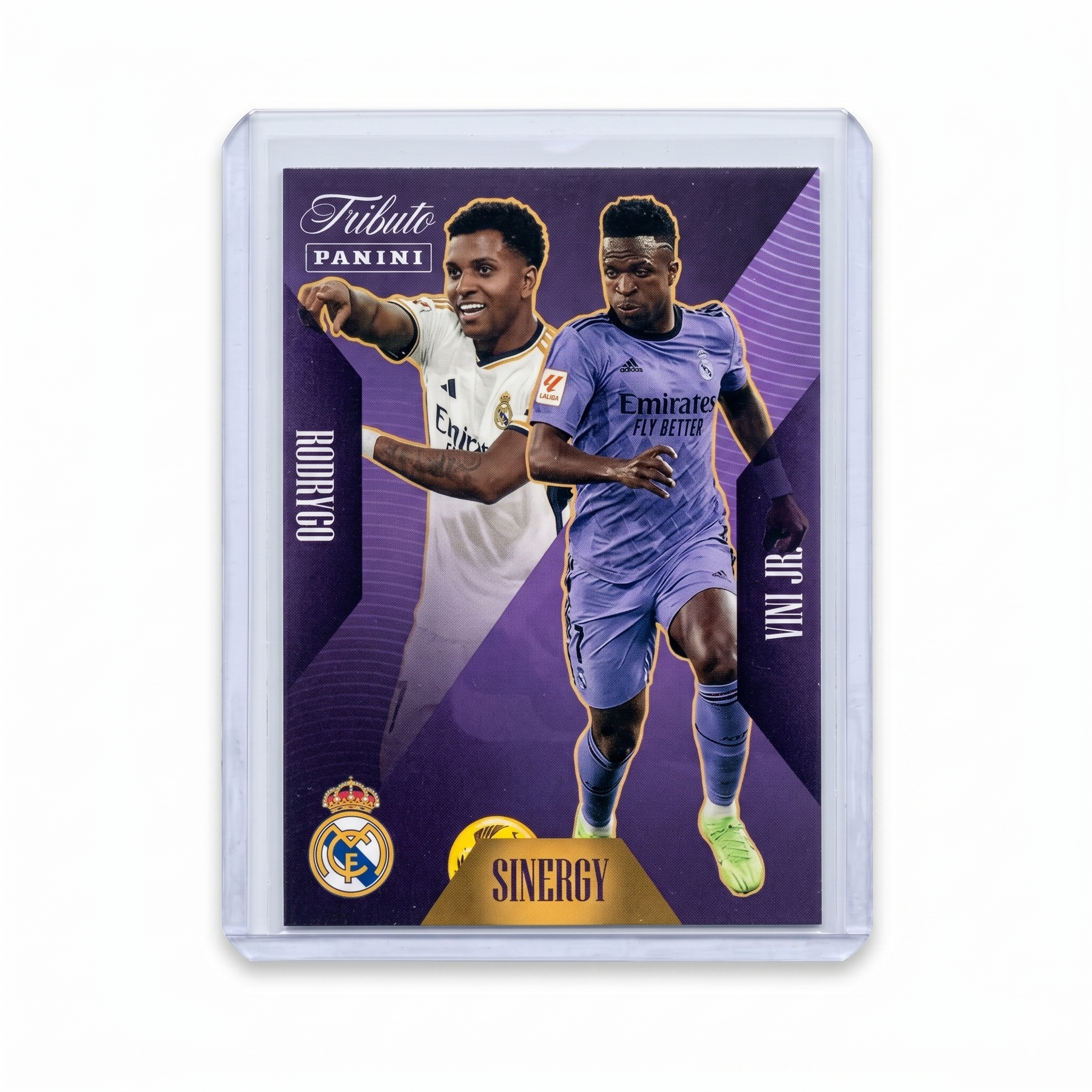 2024 Panini THREE TIME CHAMPIONS REAL MADRID Vini Jr & Rodrygo SINERGY #46 2
