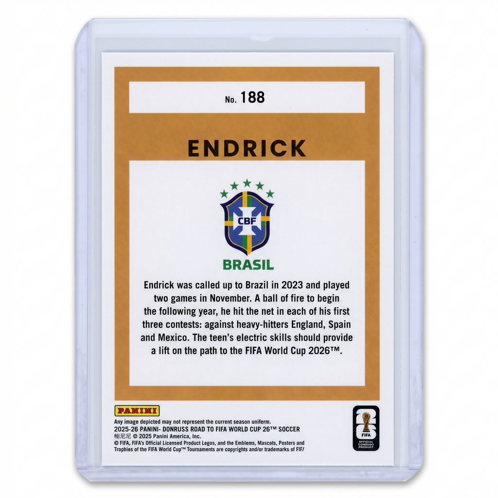 2025-26 Panini Donruss FIFA World Cup Endrick BRONZE #188