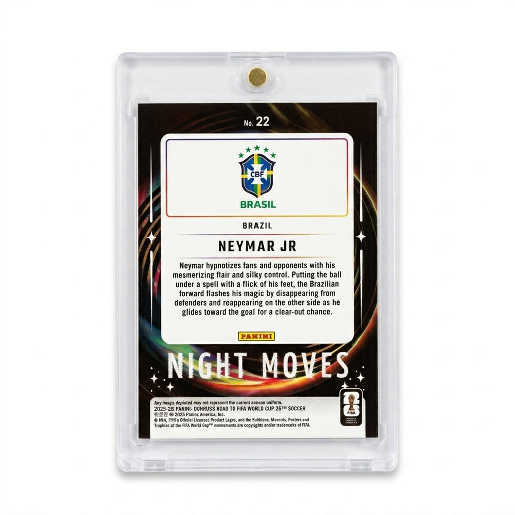 2025-26 Panini Donruss Road to FIFA World Cup 26 Neymar Jr Night Moves SSP #22