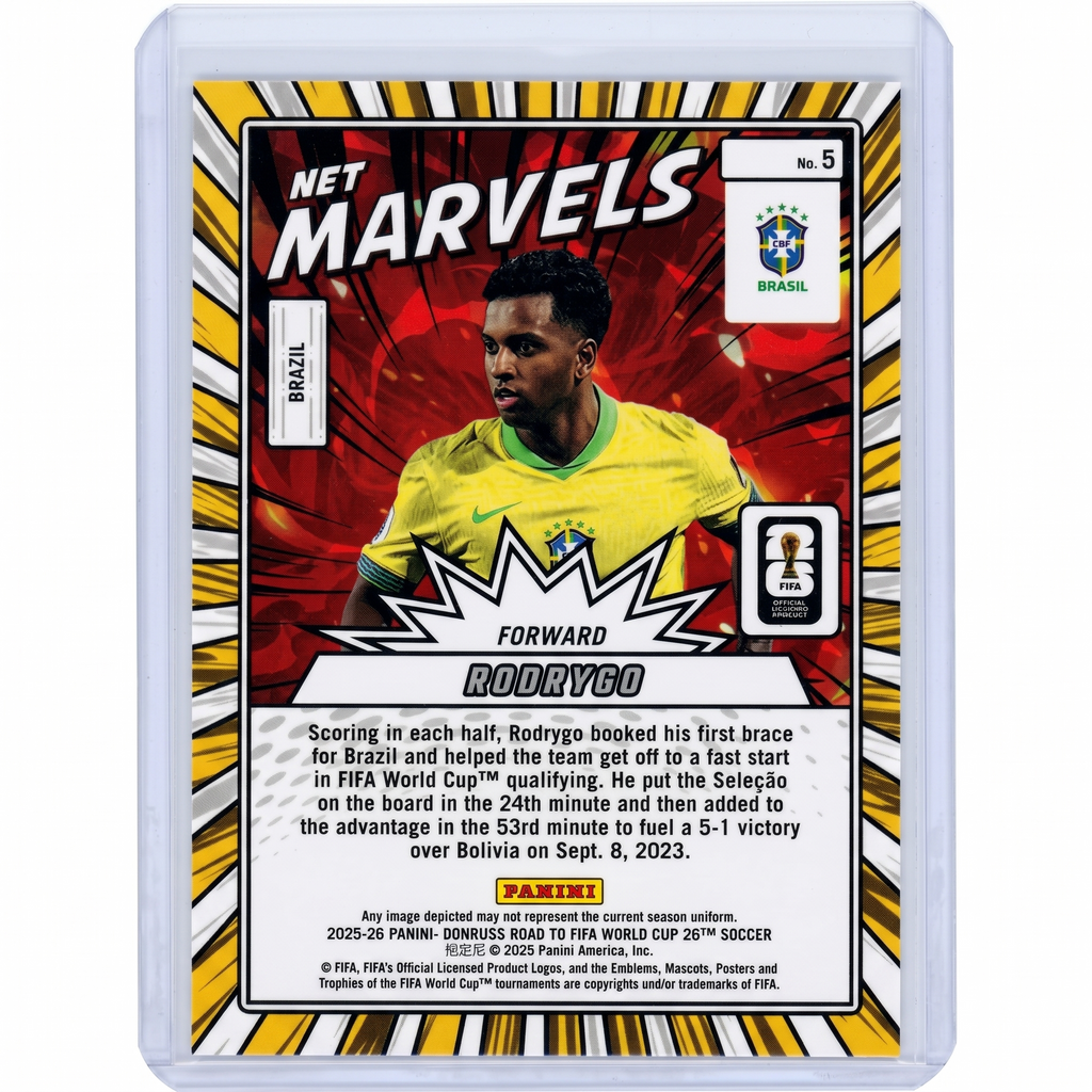 25-26 Panini Donruss RFWC Rodrygo Net Marvels #5