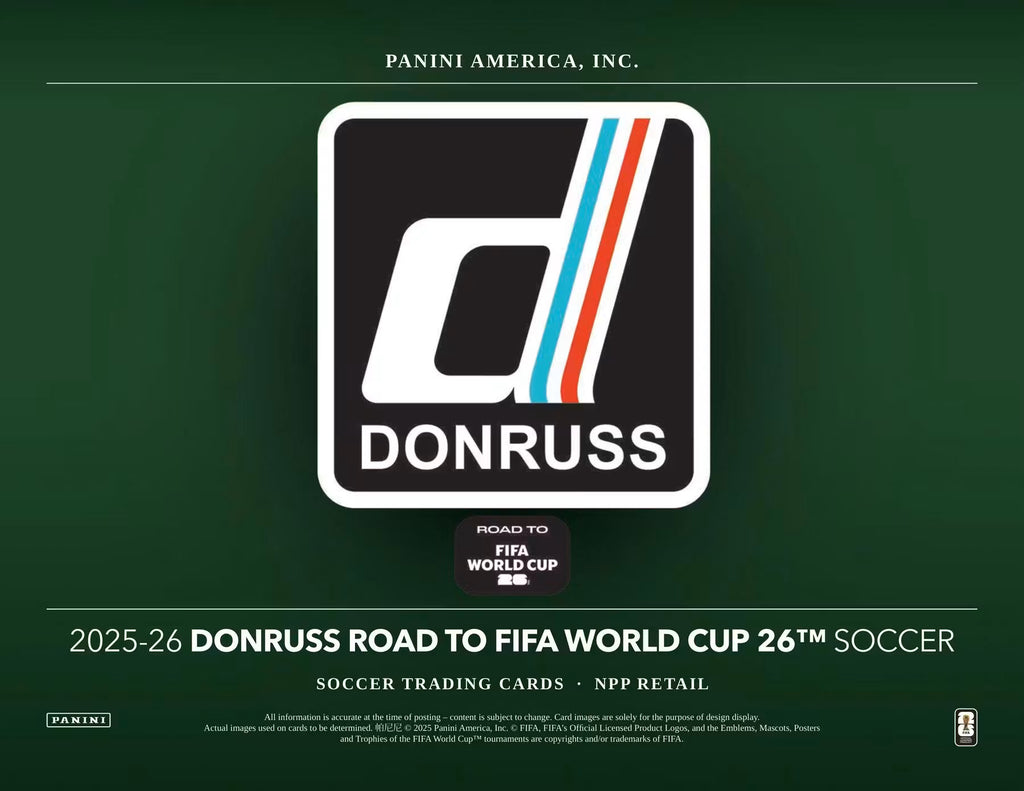 PREVENTA 2025/26 Panini Donruss Road to FIFA World Cup Soccer Blaster Box