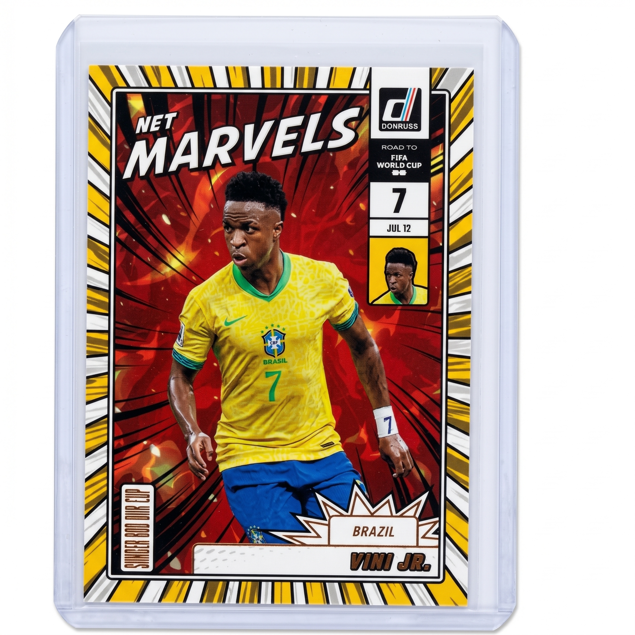 2025-26 Panini Donruss Road to FIFA World Cup Vinicius Jr Net Marvels #18