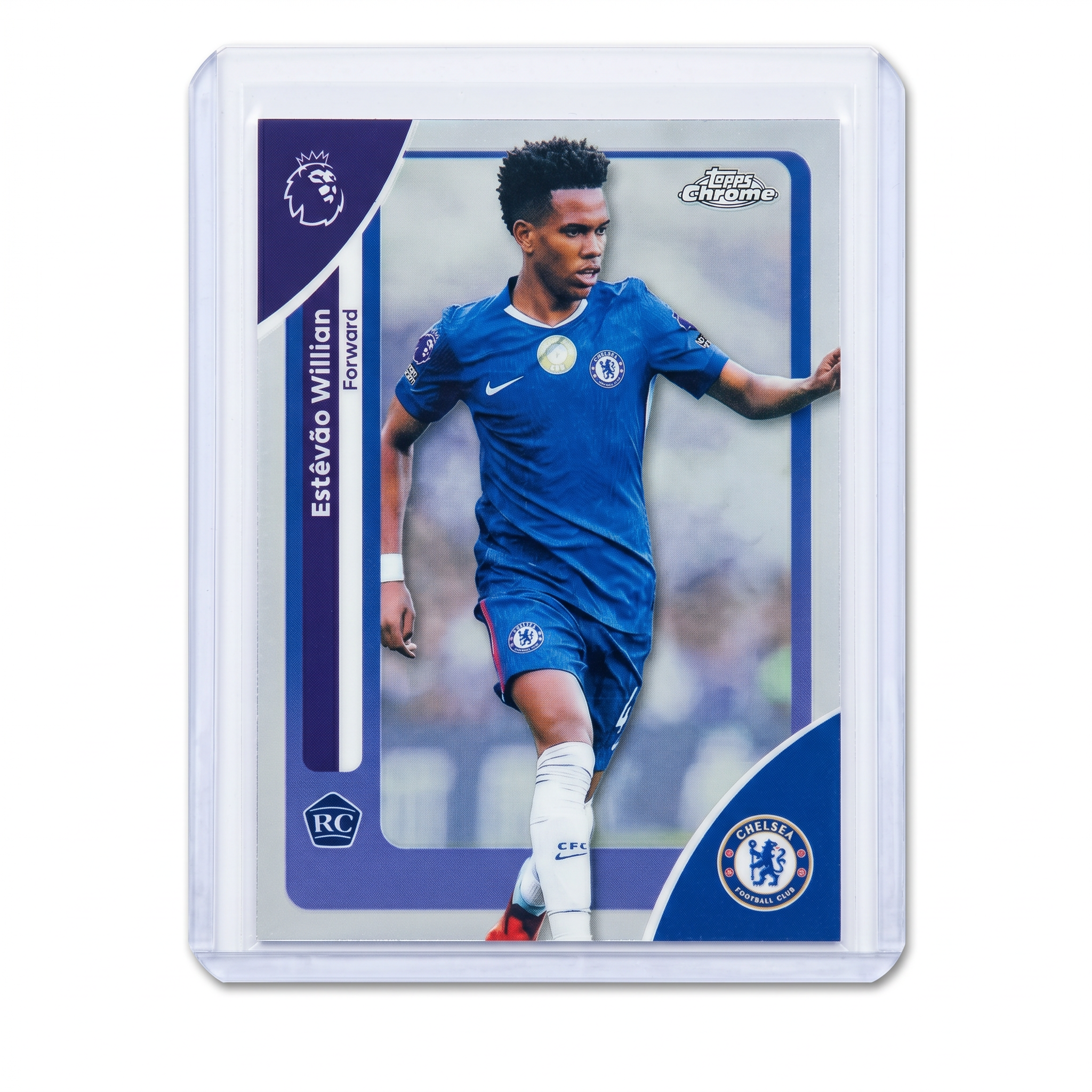 2025-26 Topps Chrome EPL Estevao Willian Rookie RC Chelsea FC #68