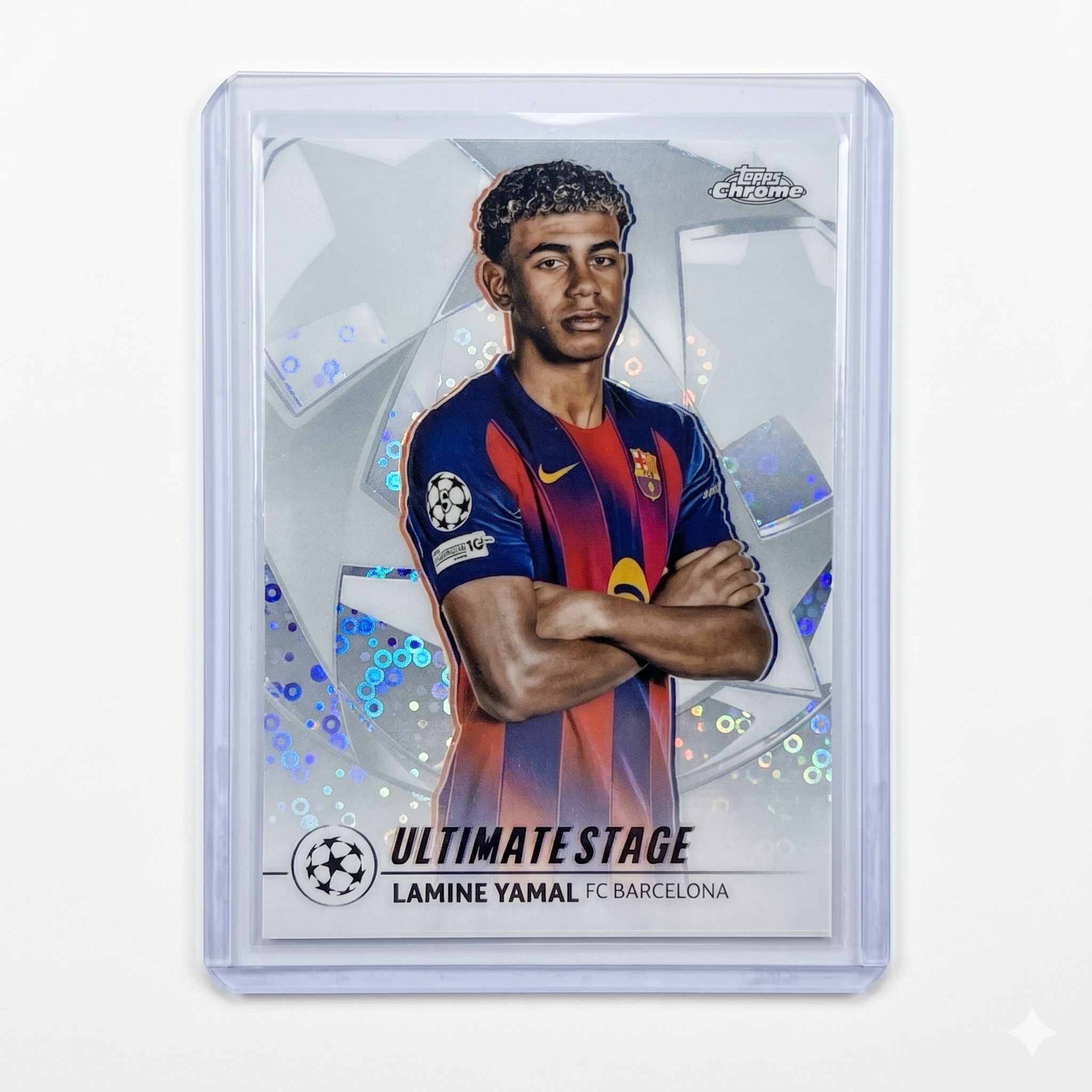 2025-26 Topps Chrome UCC Lamine Yamal Ultimate Stage #US-20