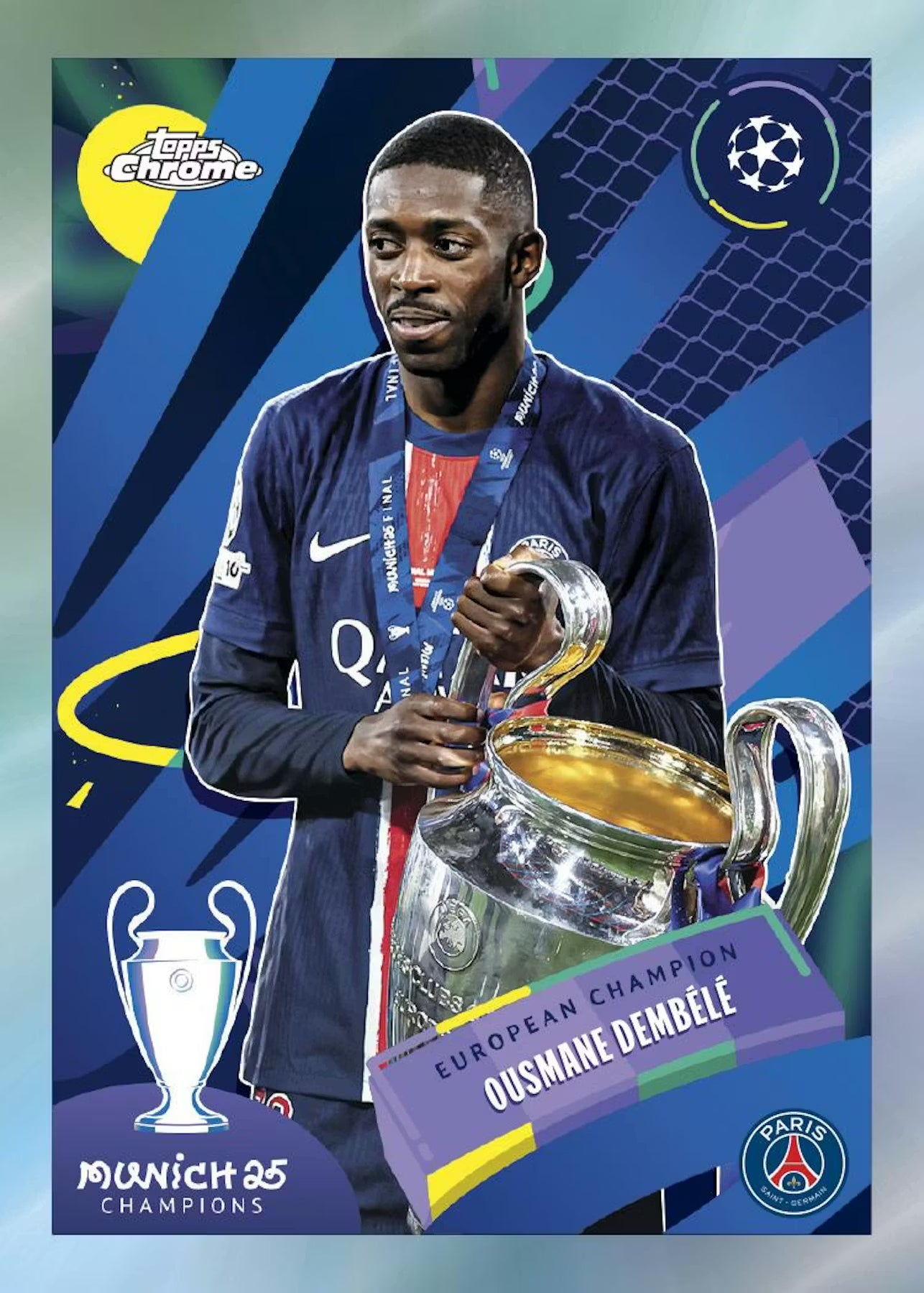 PREVENTA 2025/26 Topps Chrome UEFA Club Competitions Soccer Mega Box