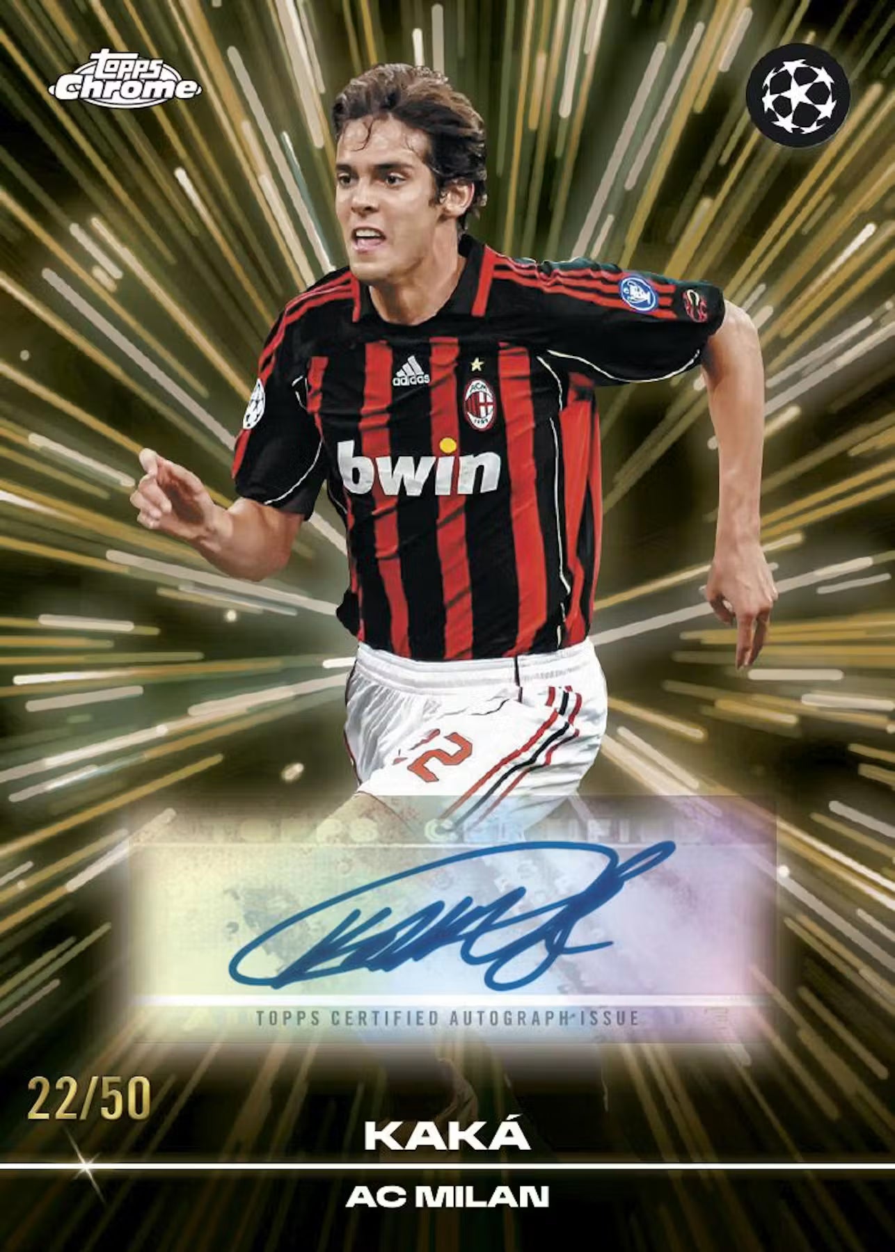 PREVENTA 2025/26 Topps Chrome UEFA Club Competitions Soccer Hobby Box