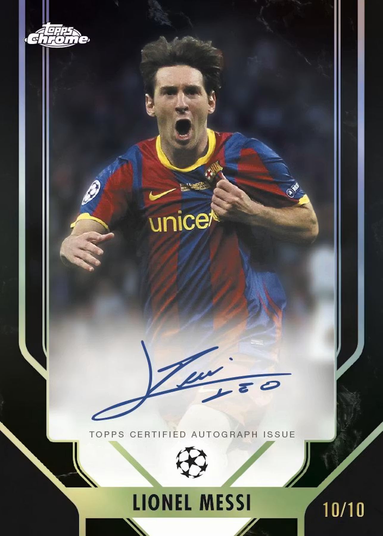 PREVENTA 2025/26 Topps Chrome UEFA Club Competitions Soccer Mega Box