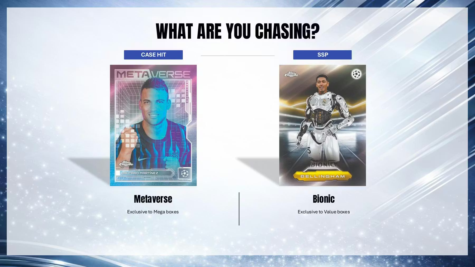 PREVENTA 2025/26 Topps Chrome UEFA Club Competitions Soccer Mega Box