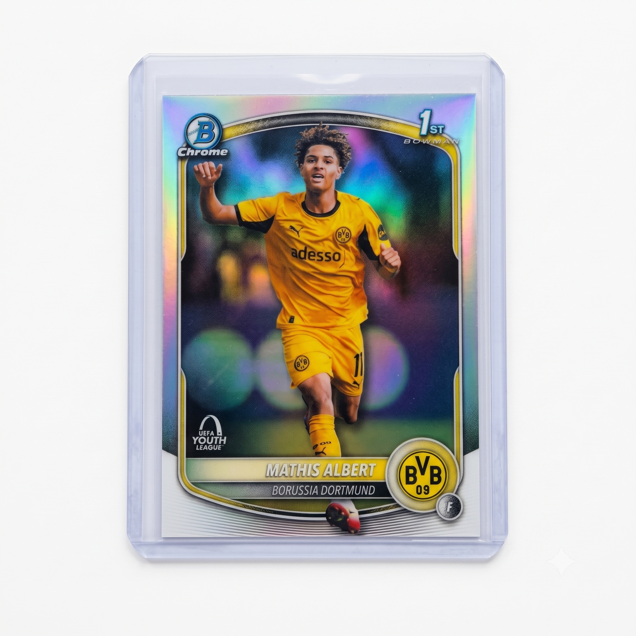 25-26 Topps Chrome UEFA Youth League Mathis Albert Bowman 1ST RARE Refractor #BU-MA