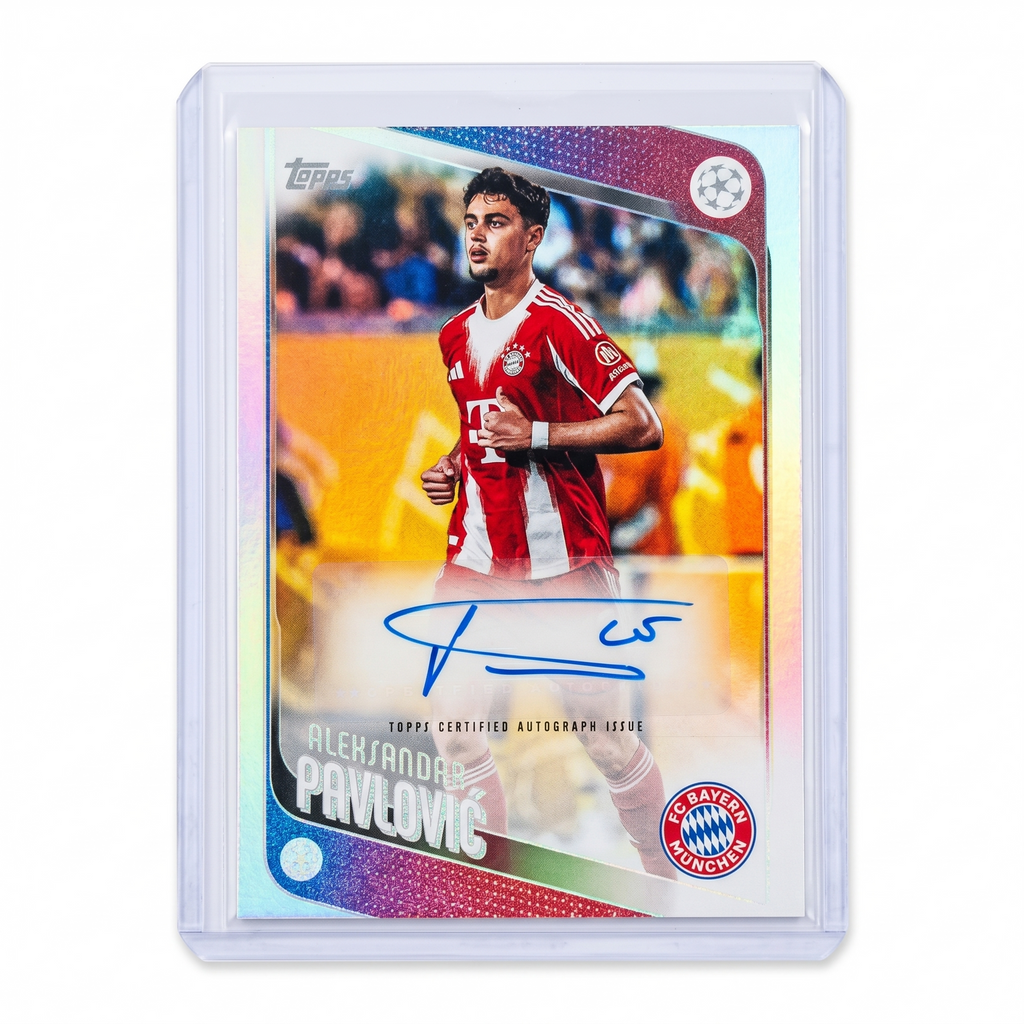 2025-26 Topps UEFA Aleksandar Pavlovic Auto #BA-AP