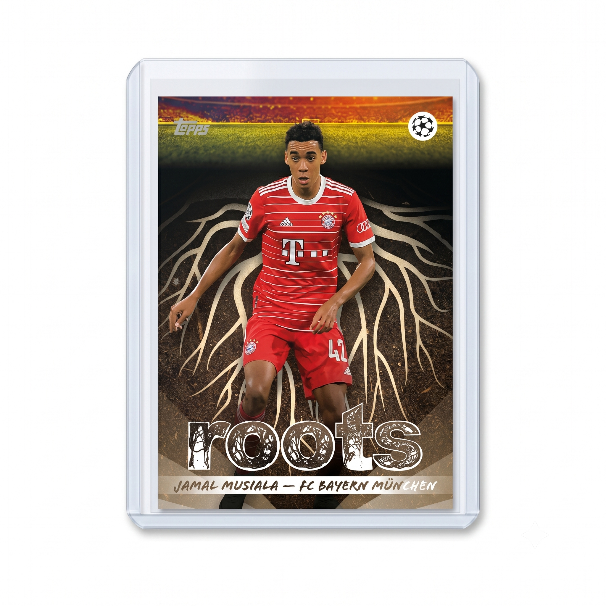 2025-26 Topps UEFA Champions League Jamal Musiala Roots #RT-12