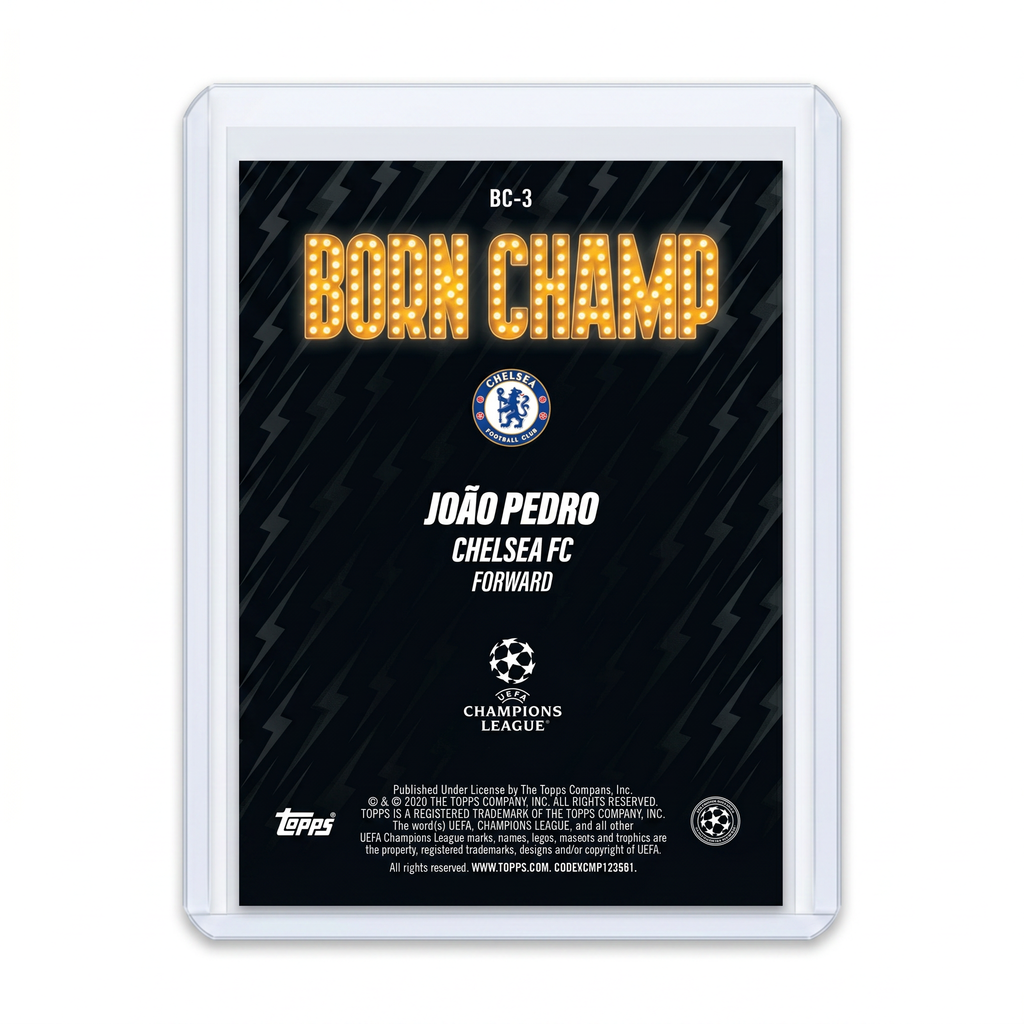 25-26 Topps UCC Joao Pedro Born Champ #BC-3