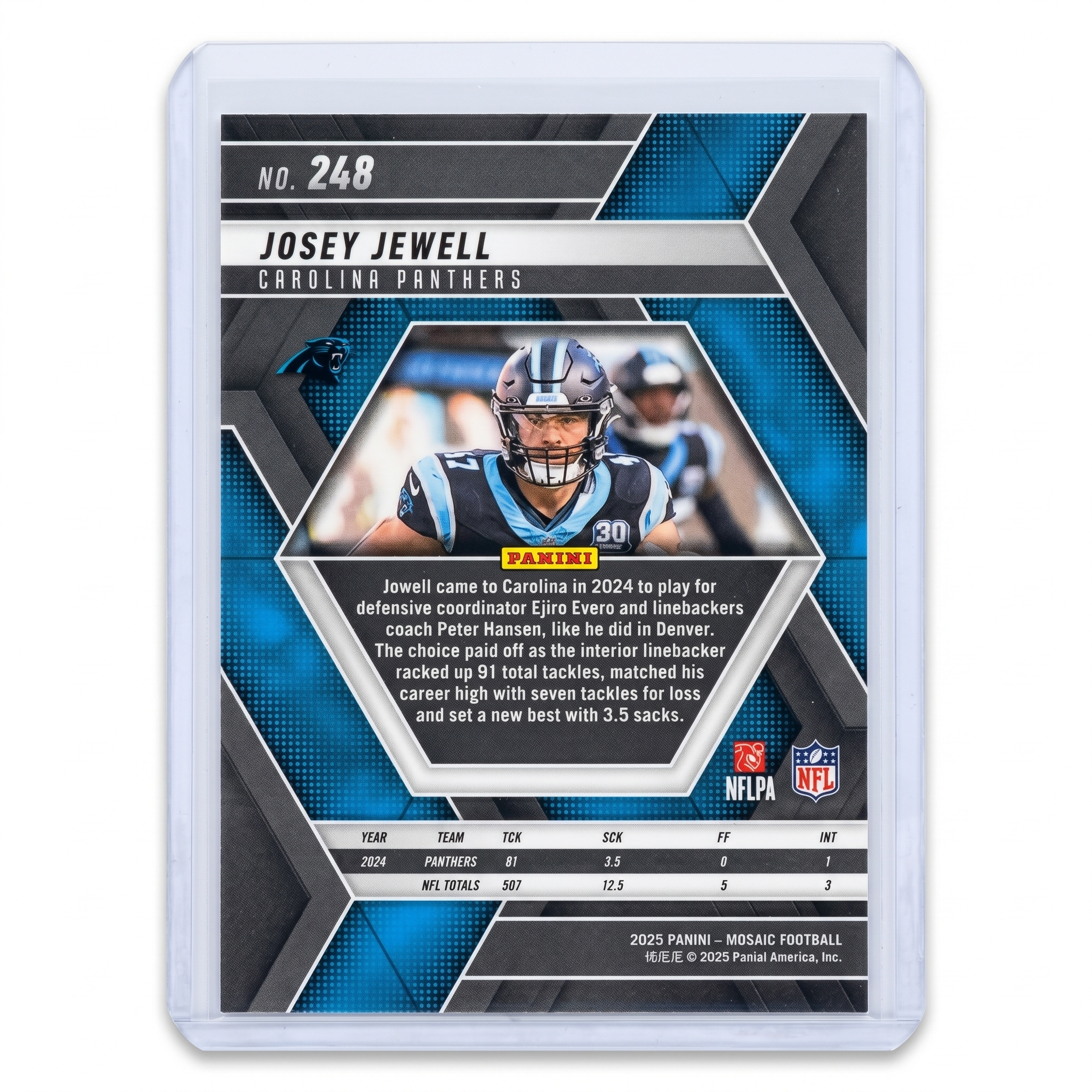 2025 Panini Mosaic Josey Jewell Base #248