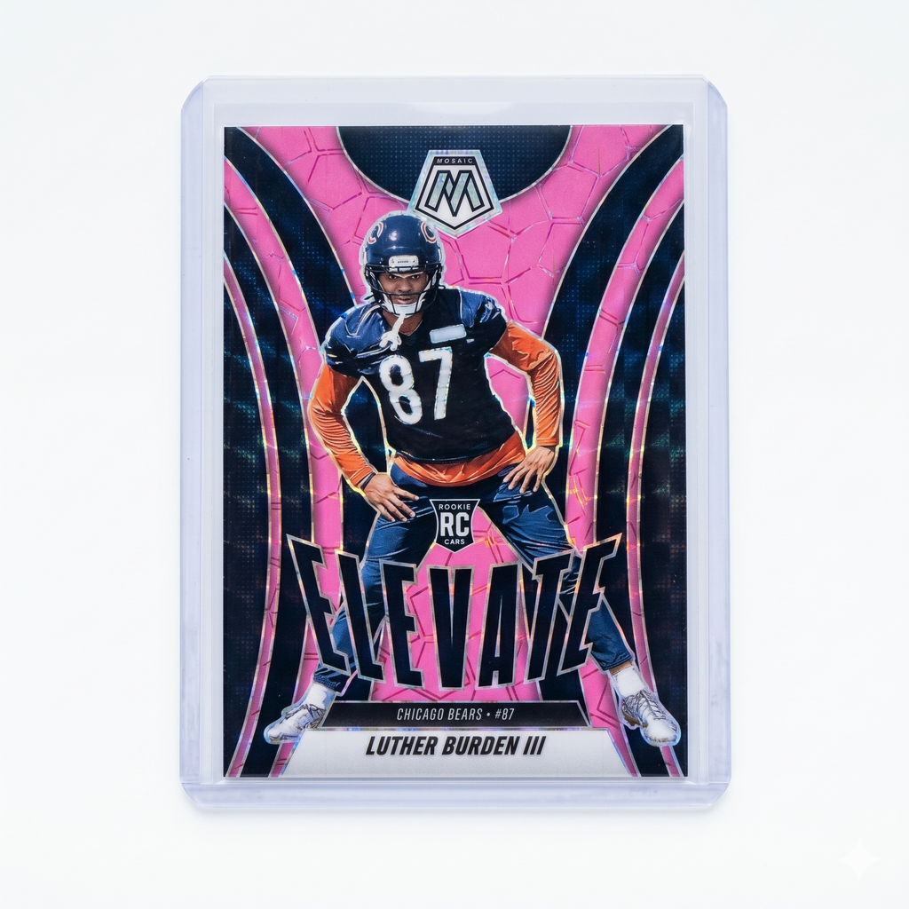 2025 Panini Mosaic Luther Burder III ELEVATE Pink Mosaic Prizm #7