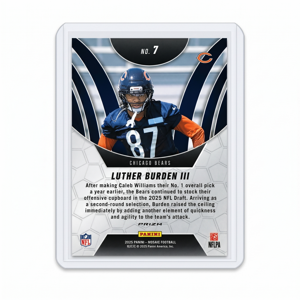 2025 Panini Mosaic Luther Burder III ELEVATE Pink Mosaic Prizm #7
