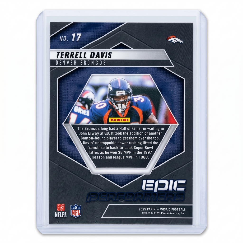 2025 Panini Mosaic Terrell Davis EPIC Performers #17